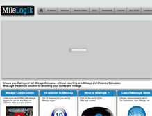 Tablet Screenshot of milelogik.com